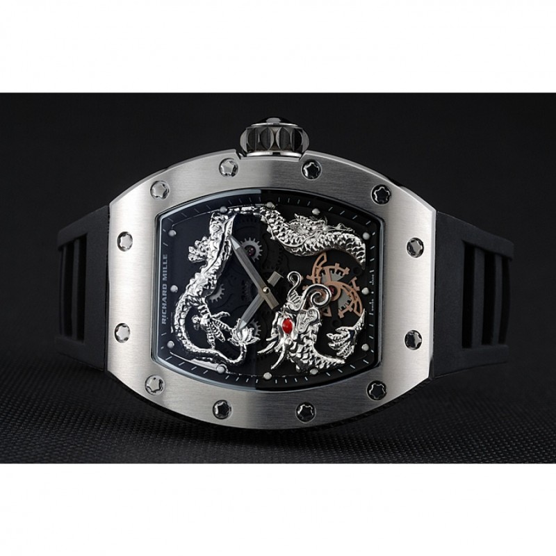 Richard Mille RM 057 Tourbillon Drachen Jackie Chan Silber Fall