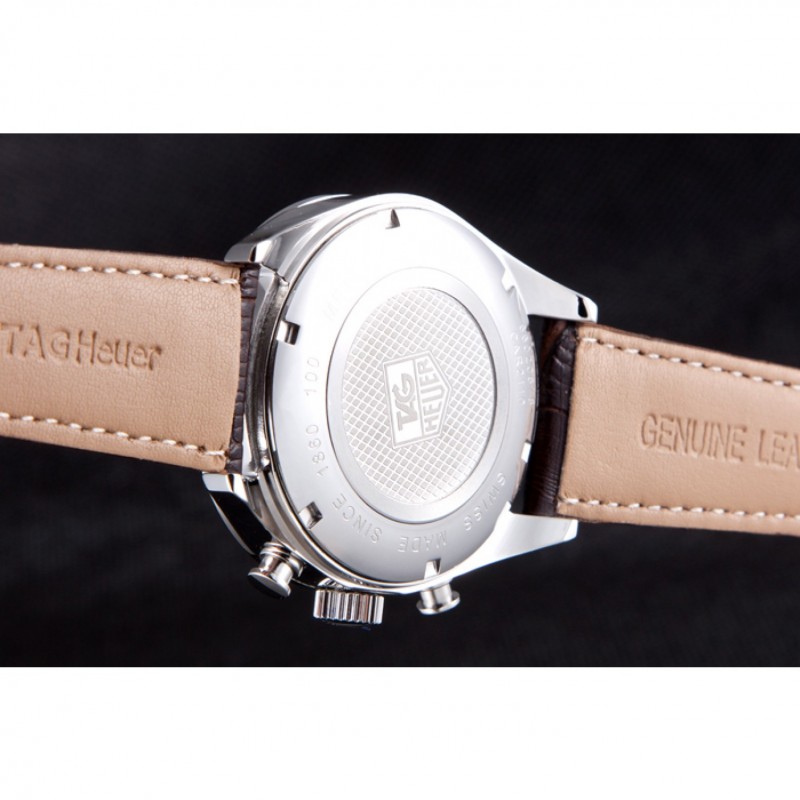 Tag Heuer Carrera Mikrograph Limited Edition braunes Lederarmband 7916 Schweizer replica uhren